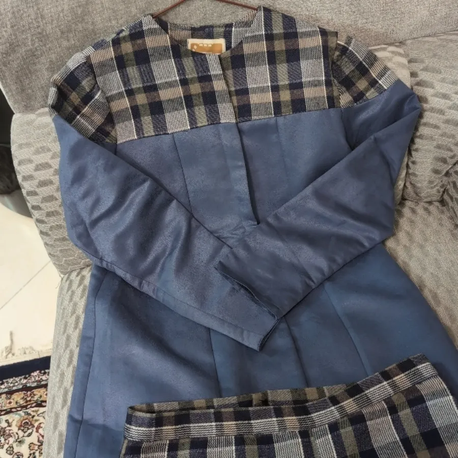 کت و دامن مانتویی