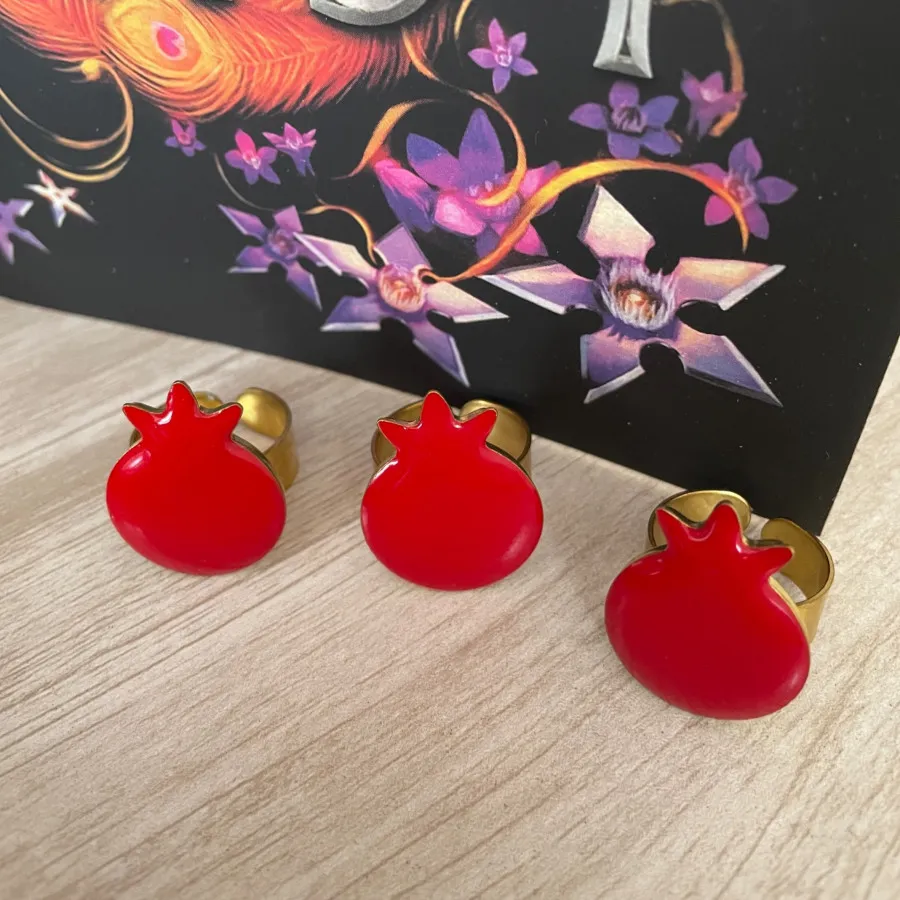 انگشتر رزینی انار