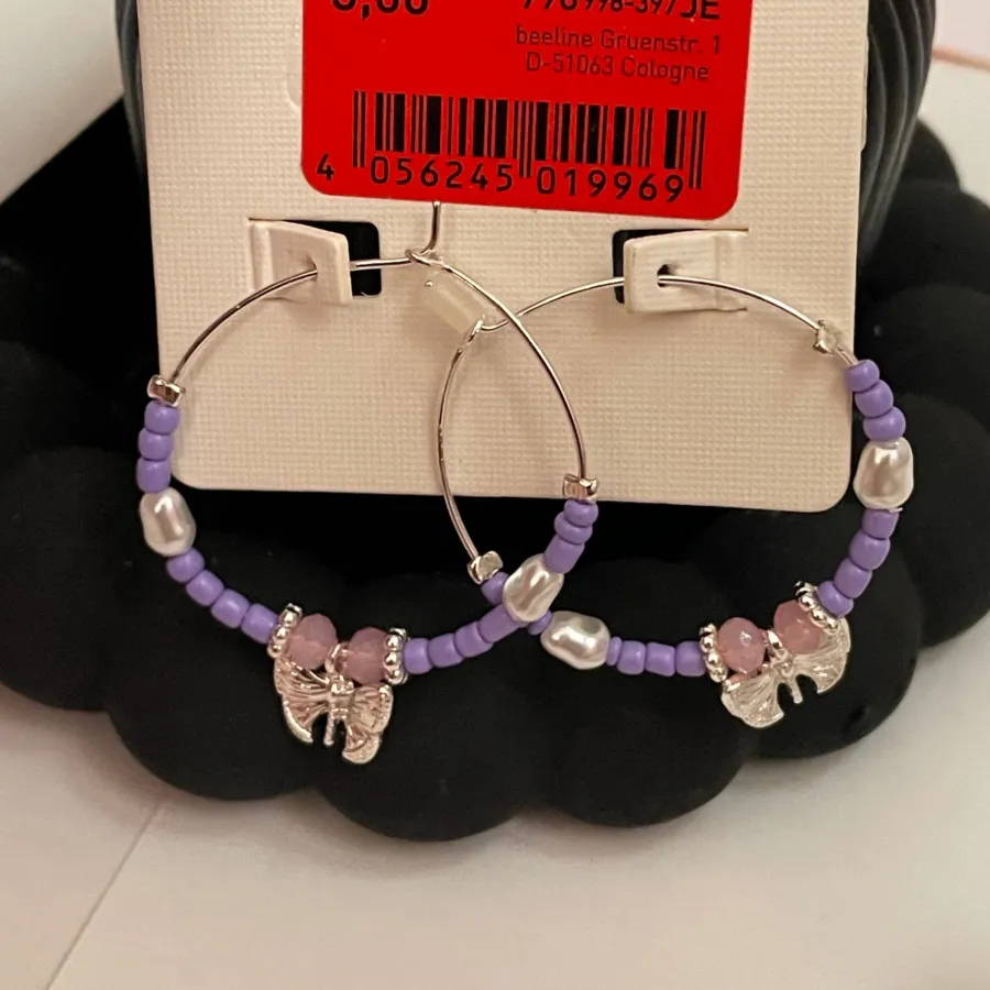 گوشواره منجوقی پروانه