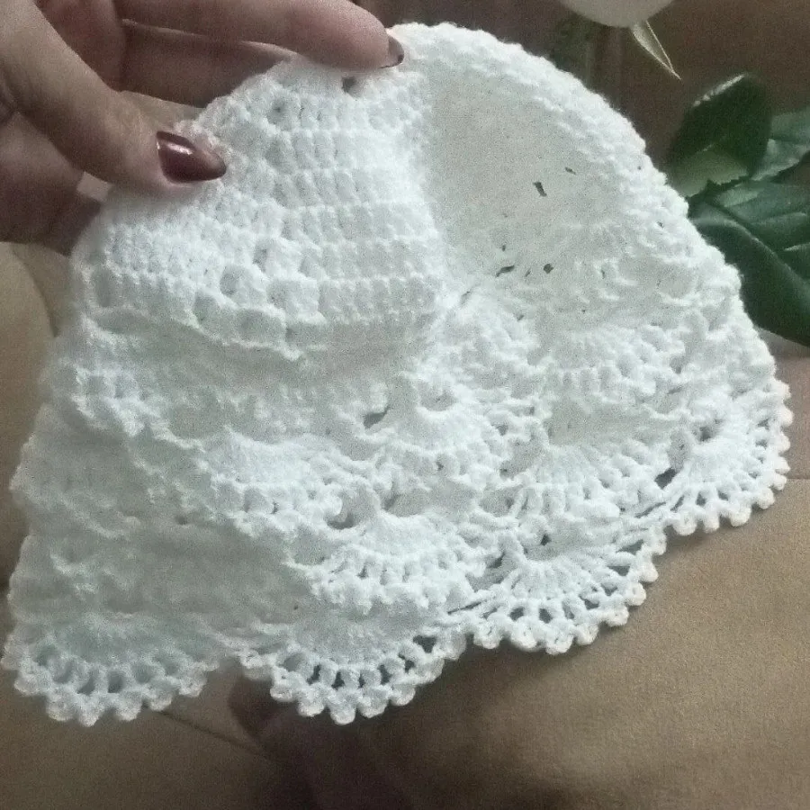 کلاه بافت مکرومه