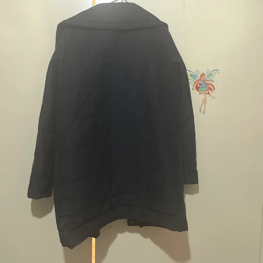 کاپشن سرمه ای زمستانه