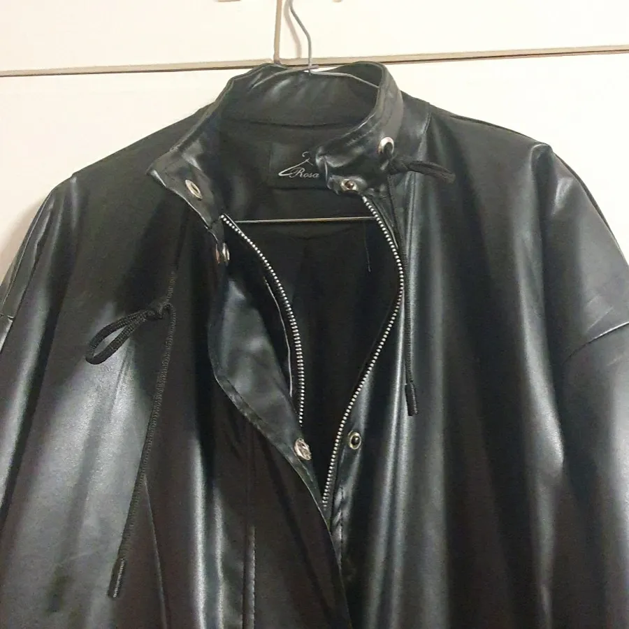 کاپشن بارونی چرم نو