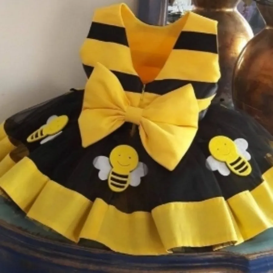 پیراهن مجلسی طرح زنبوری