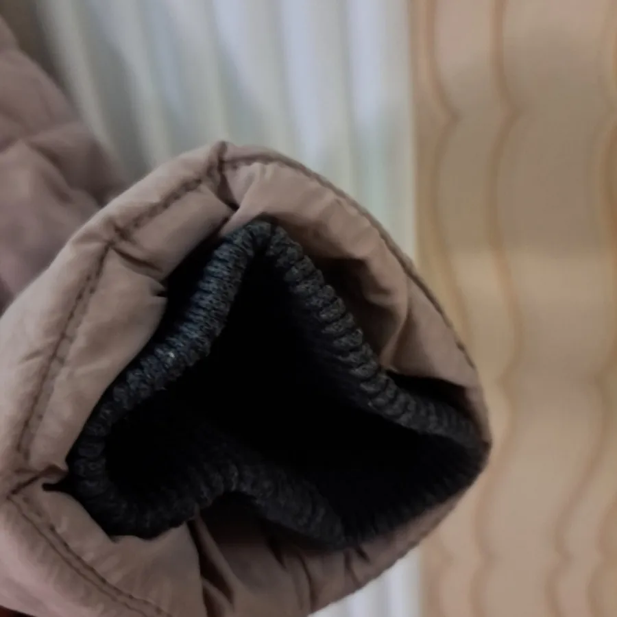 کاپشن زنانه رنگ کرم خارجی