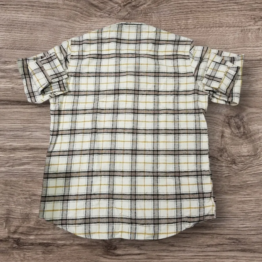 پیراهن پشمی کرم نیمه ضخیم