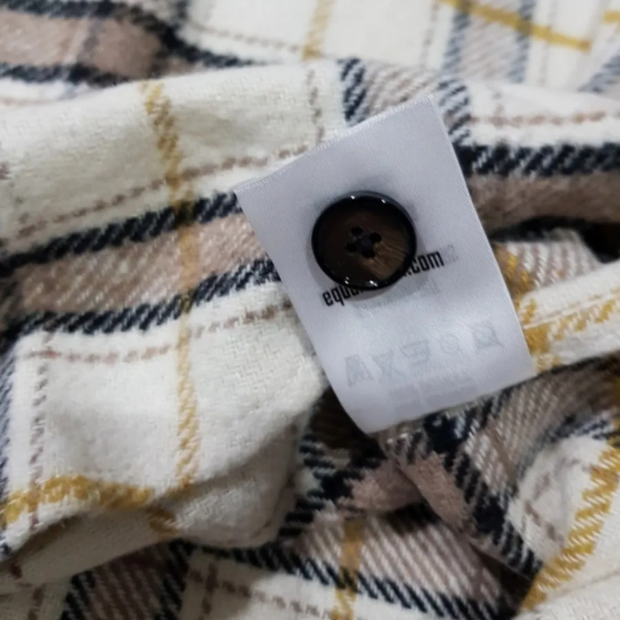 پیراهن پشمی کرم نیمه ضخیم