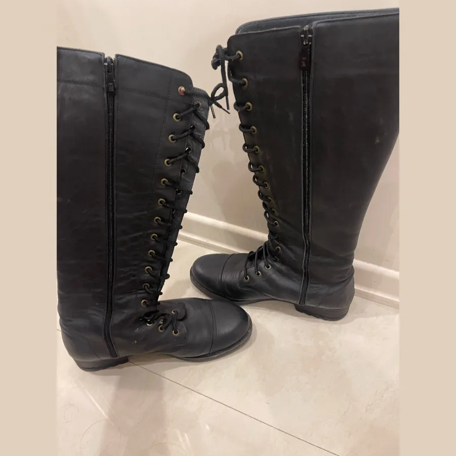 بوت چکمه چرم نفیس