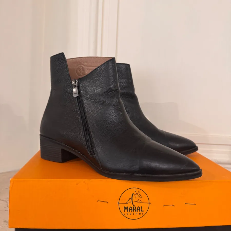 نیم بوت مارال چرم