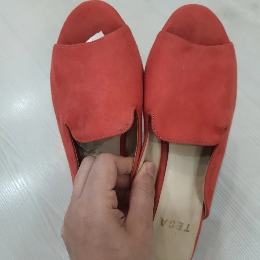 صندل جیر نارنجی سایز 38