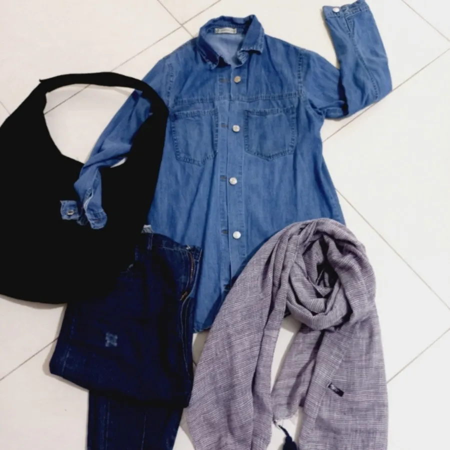 مانتو شومیز جین