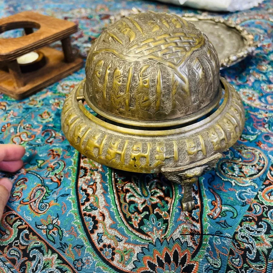 خاویار خوری برنجی