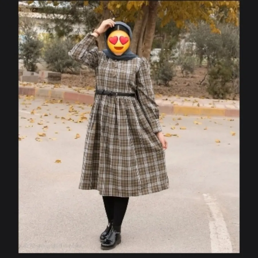 پیراهن پاییزه کشمیر