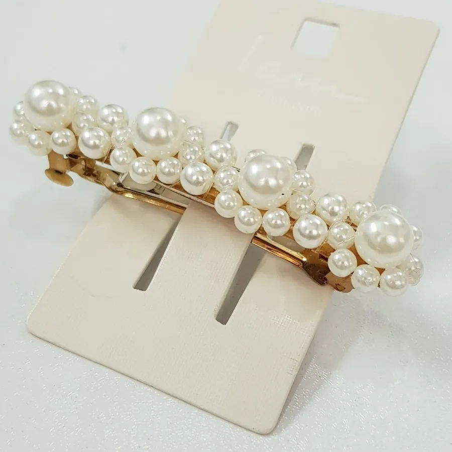 گیره مو کلیپسی مرواریدی