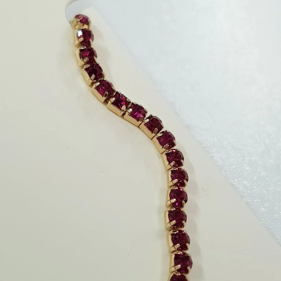 دستبند طلایی تنیسی طلایی