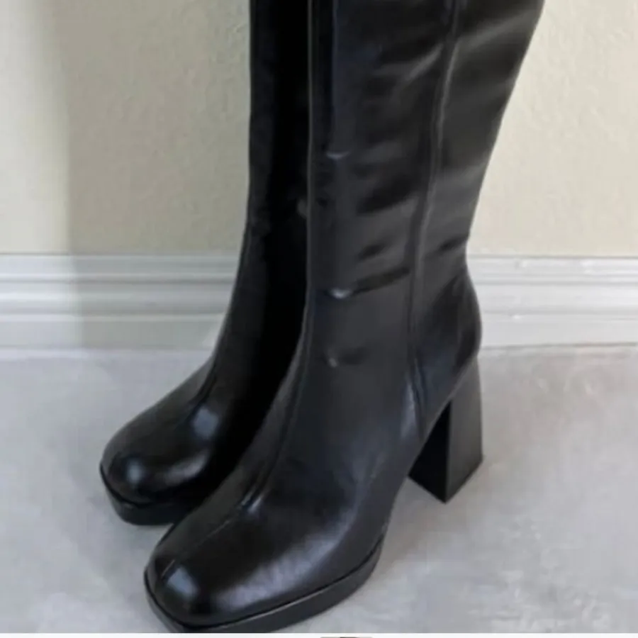 بوت بلند انگلیسی چرم