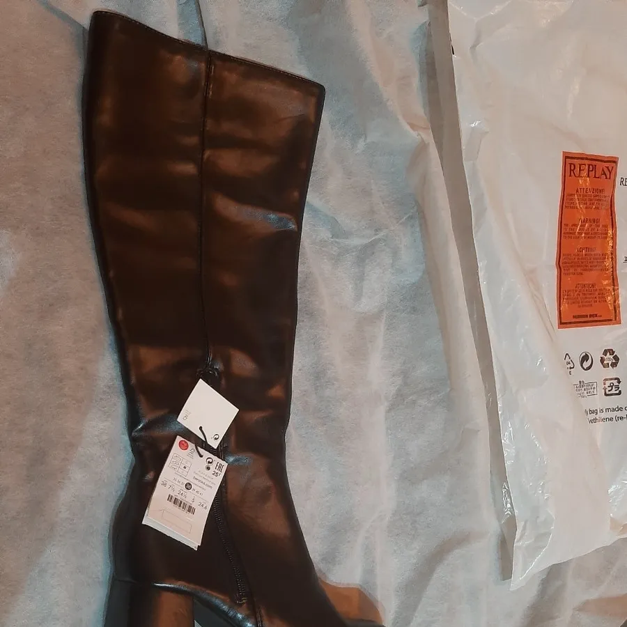 بوت بلند انگلیسی چرم