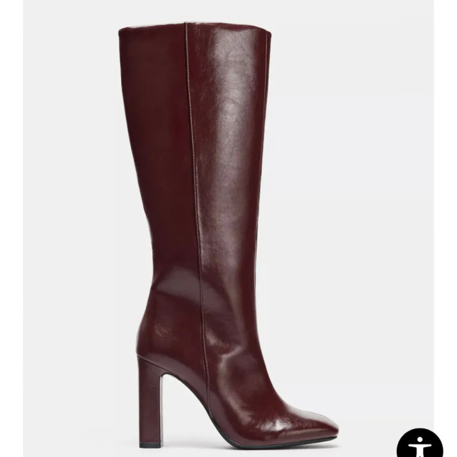 بوت بلند چرم 2025 Zara