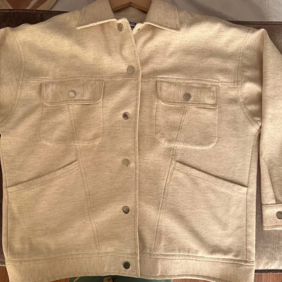 کت پاییزه کرم رنگ