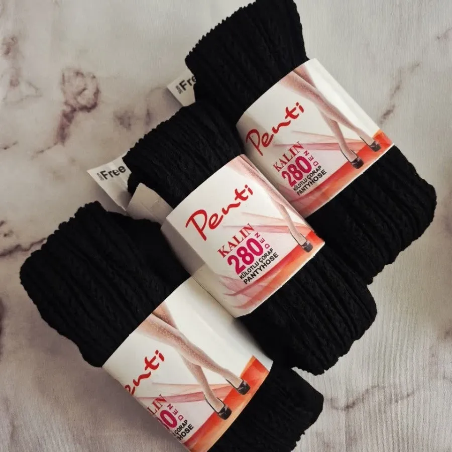 جوراب شلواری بافت گندمی ب