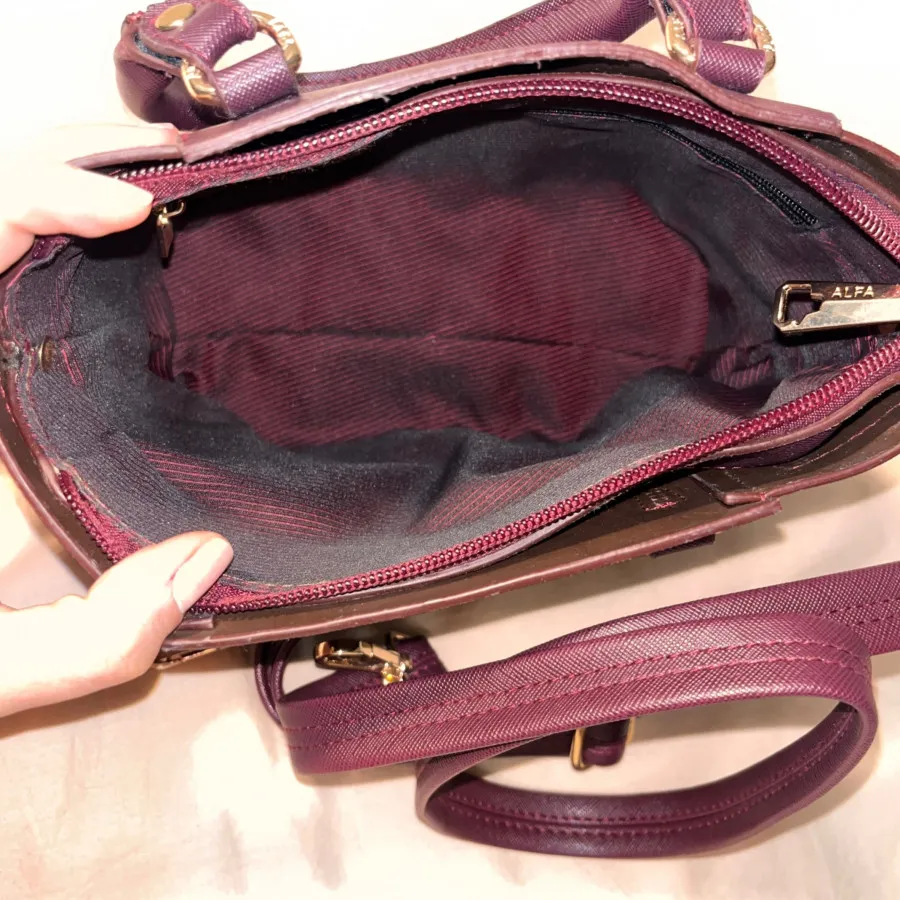 کیف مینی زرشکی