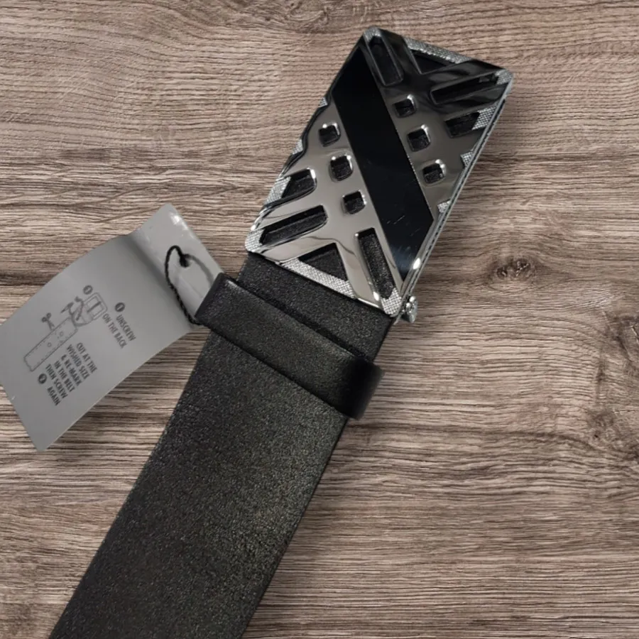 کمربند پلاکی مشکی