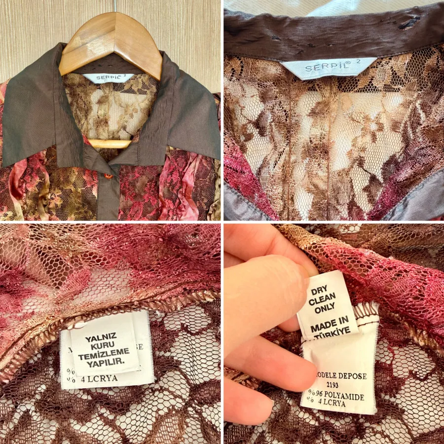 بلوز دانتل مجلسی ترک