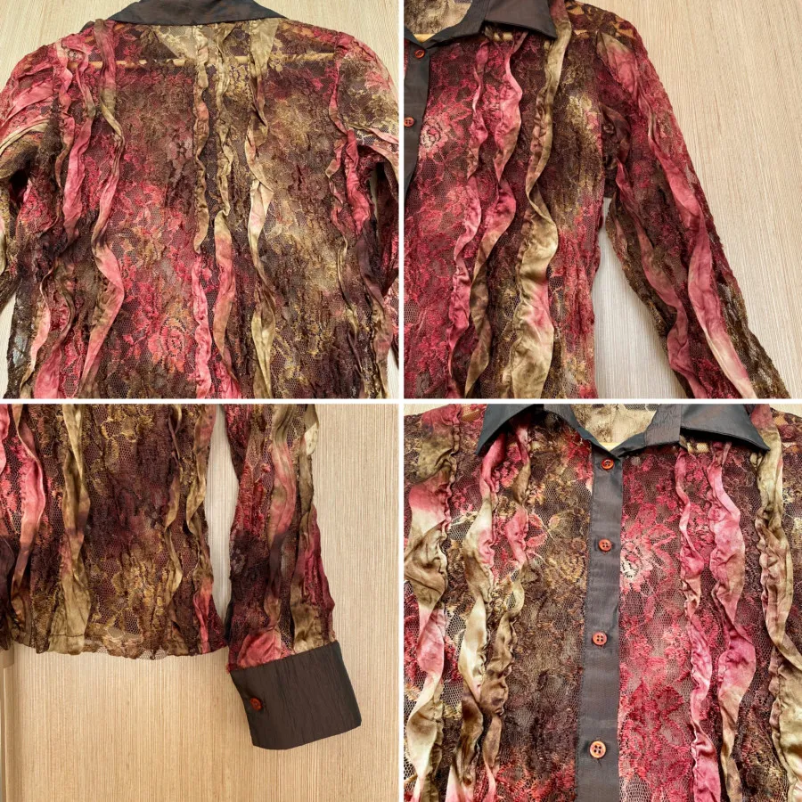 بلوز دانتل مجلسی ترک