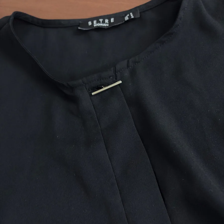 شومیز کرپ مشکی