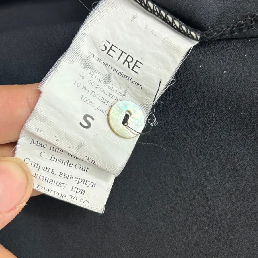 شومیز کرپ مشکی