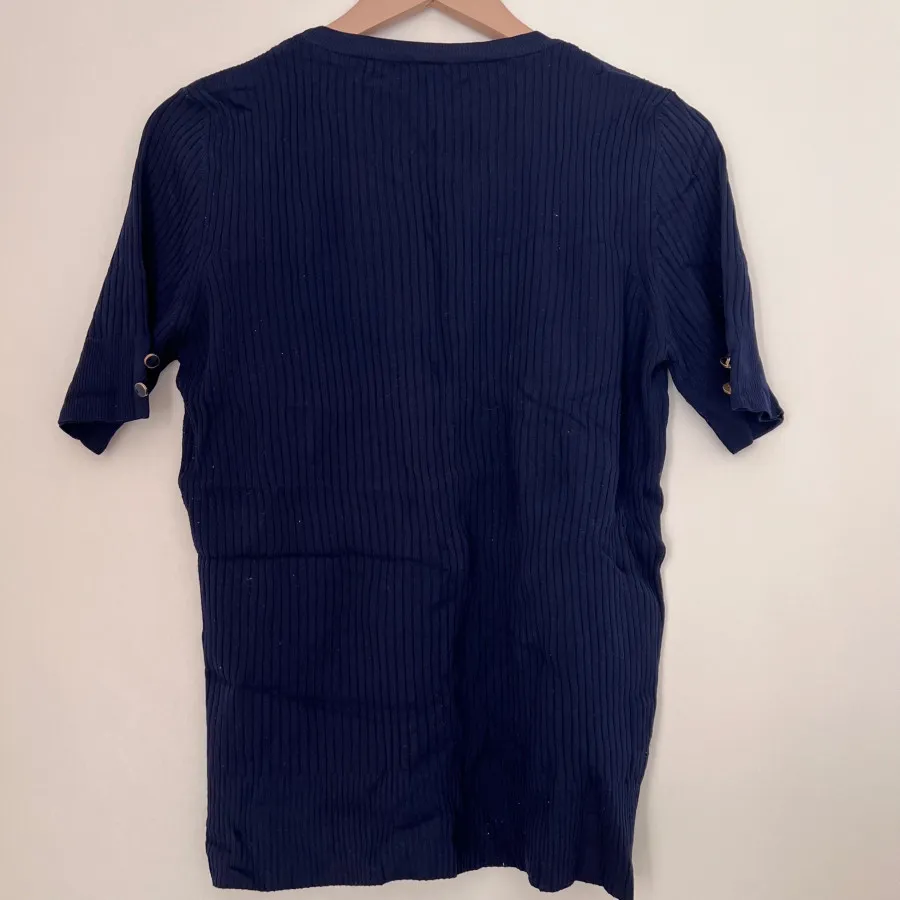 بلوز بافت استین کوتاه