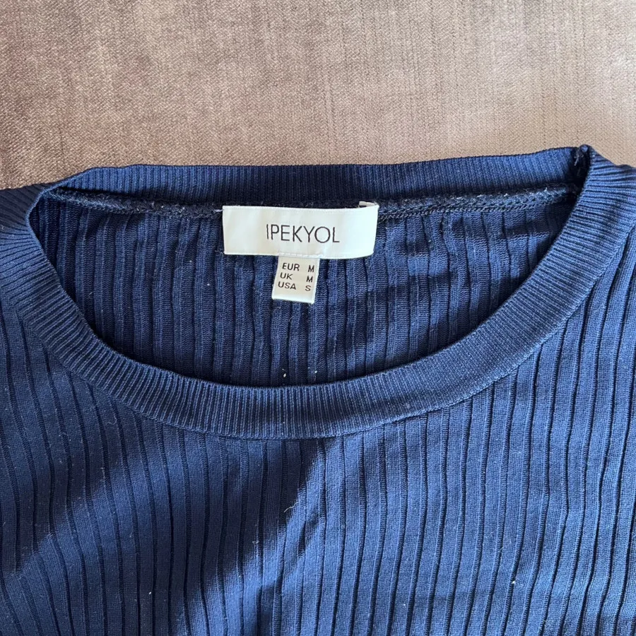 بلوز بافت استین کوتاه