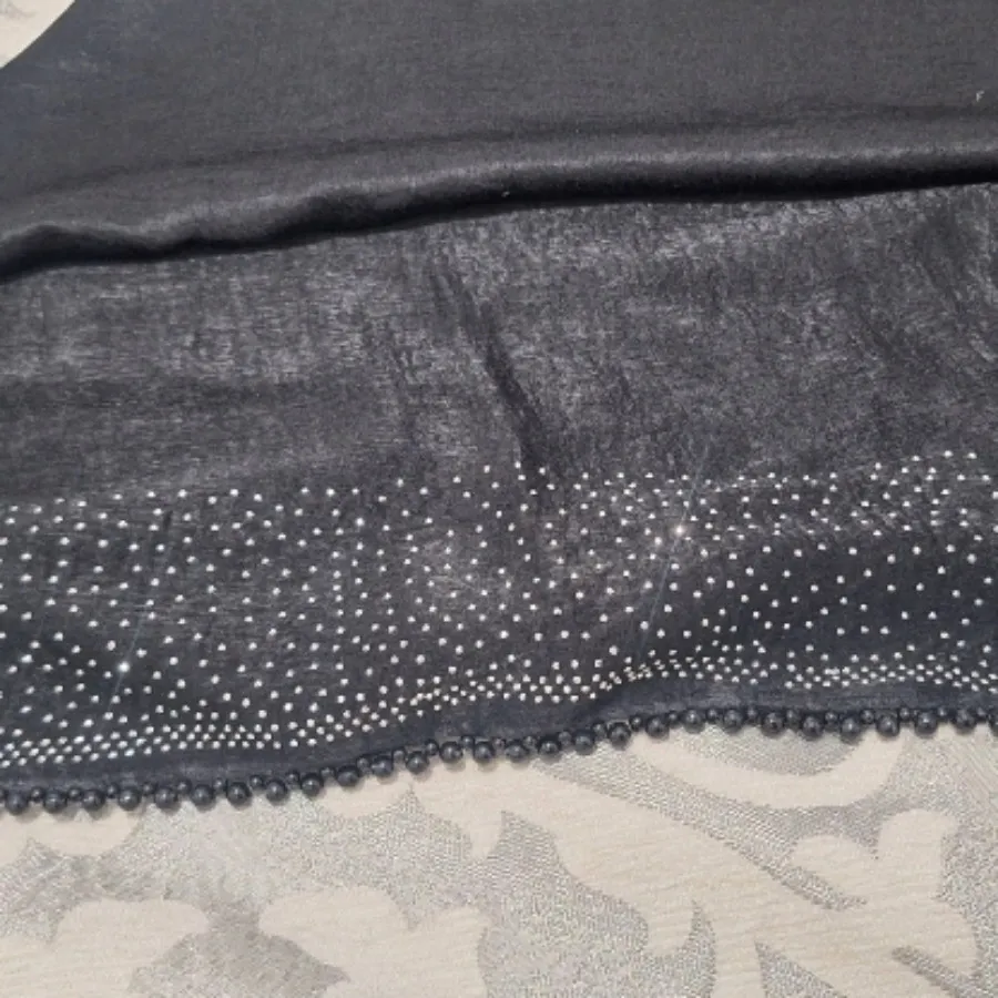 شال مشکی مجلسی