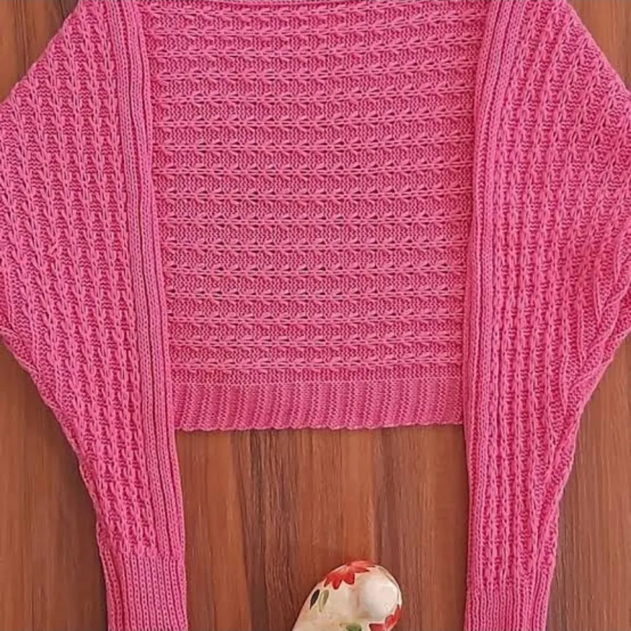 کراپ بافت آستین بلند