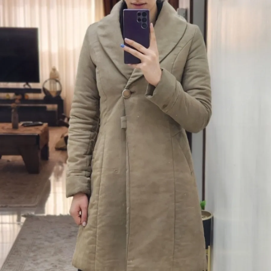 پالتو خاکی بلند