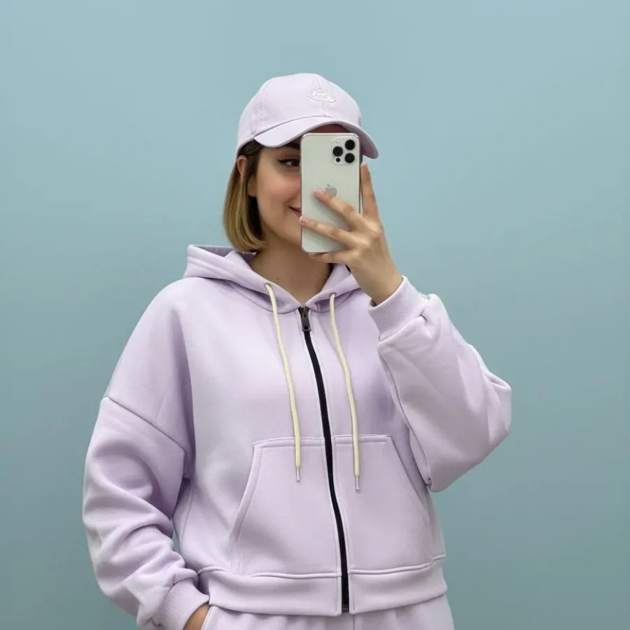 سوییشرت کوتاه کلاهدار