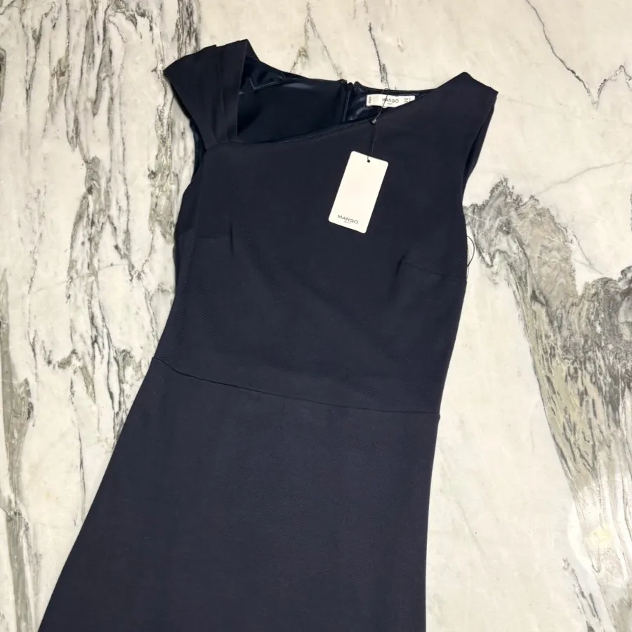 پیراهن منگو سرمه ای