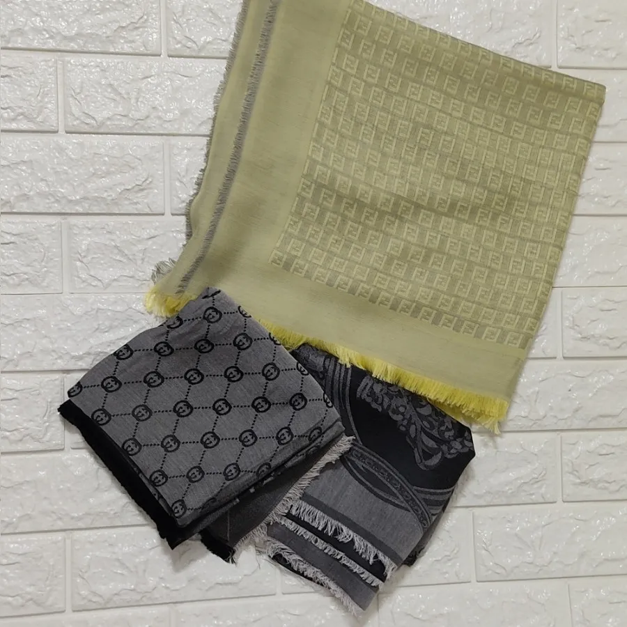 روسری ژاکارد دو رو