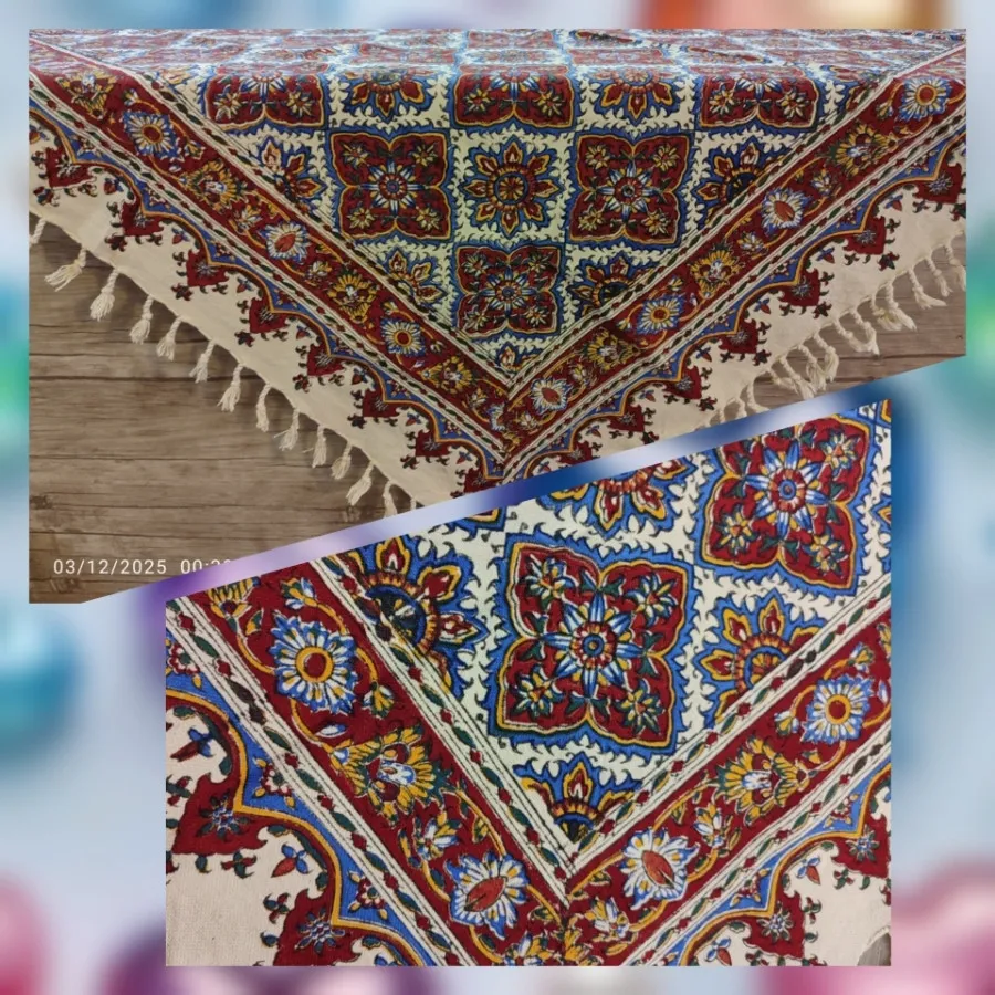 رومیزی طرح طوبی