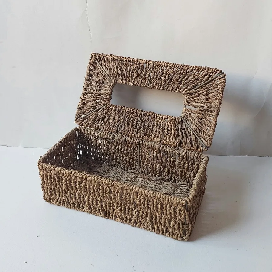 جعبه دستمال حصیری