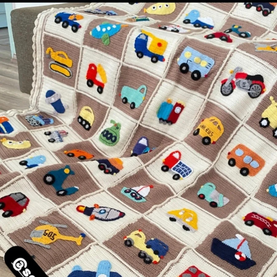 پتو کودک طرح ماشین