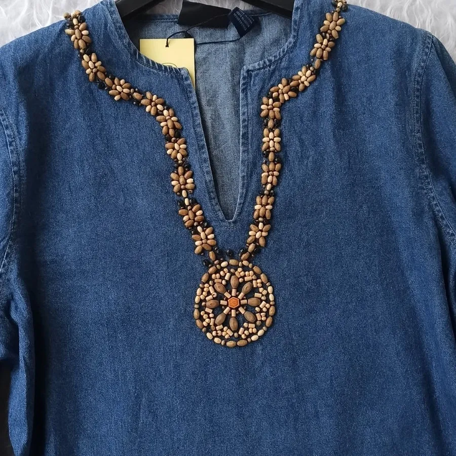 بلوز جین پاییزه خارجی