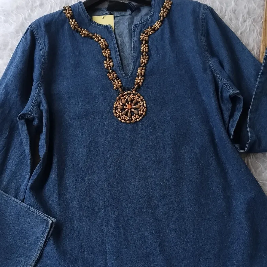 بلوز جین پاییزه خارجی