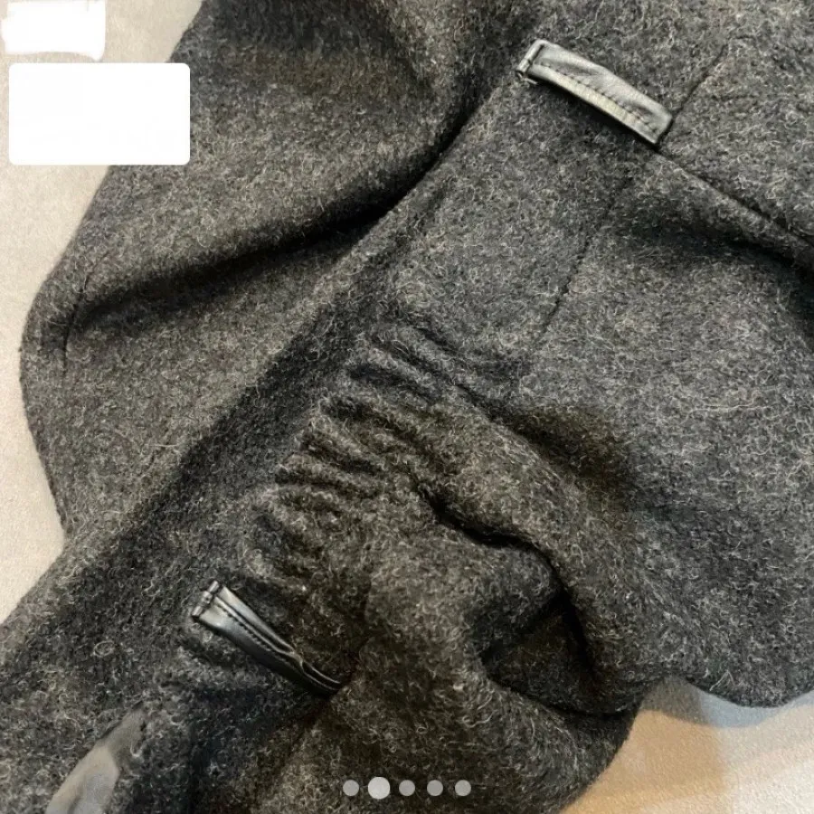 کت کراپ و دامن پشمی