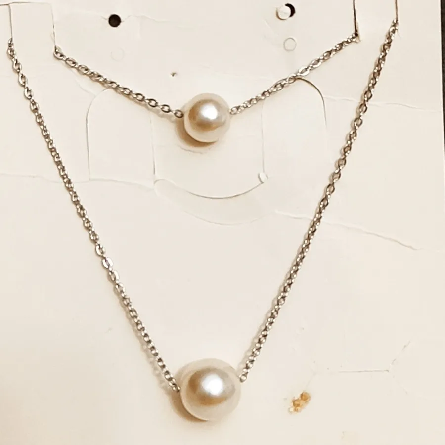 گردنبند دولاین مروارید