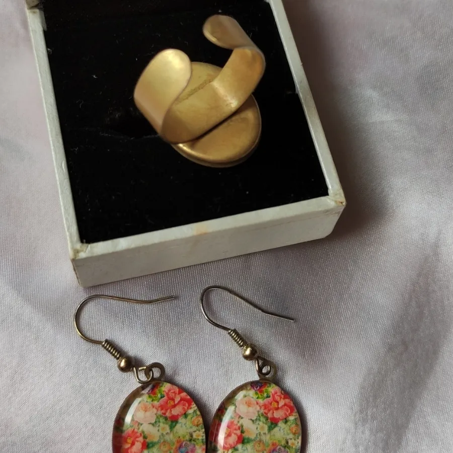 نیم ست زیبای برنجی