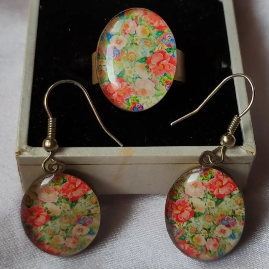 نیم ست زیبای برنجی