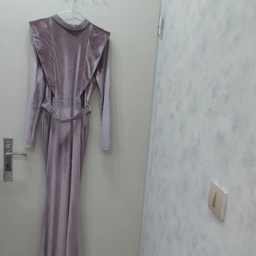 پیراهن مخمل بلند شیک