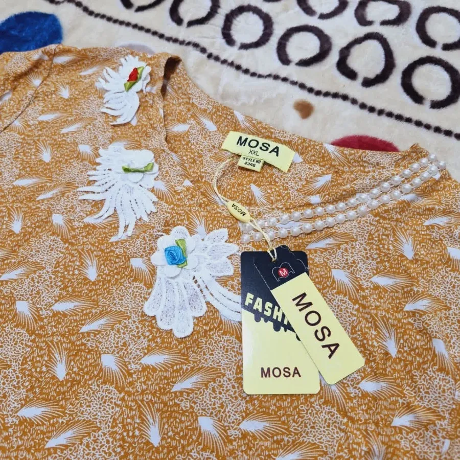 پیراهن بلند نخی