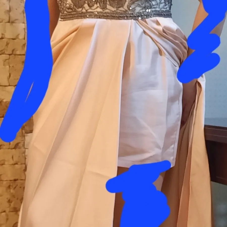 پیراهن ساتن نامزدی