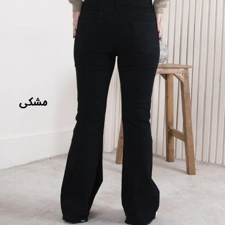 شلوار دمپا مشکی لی جین